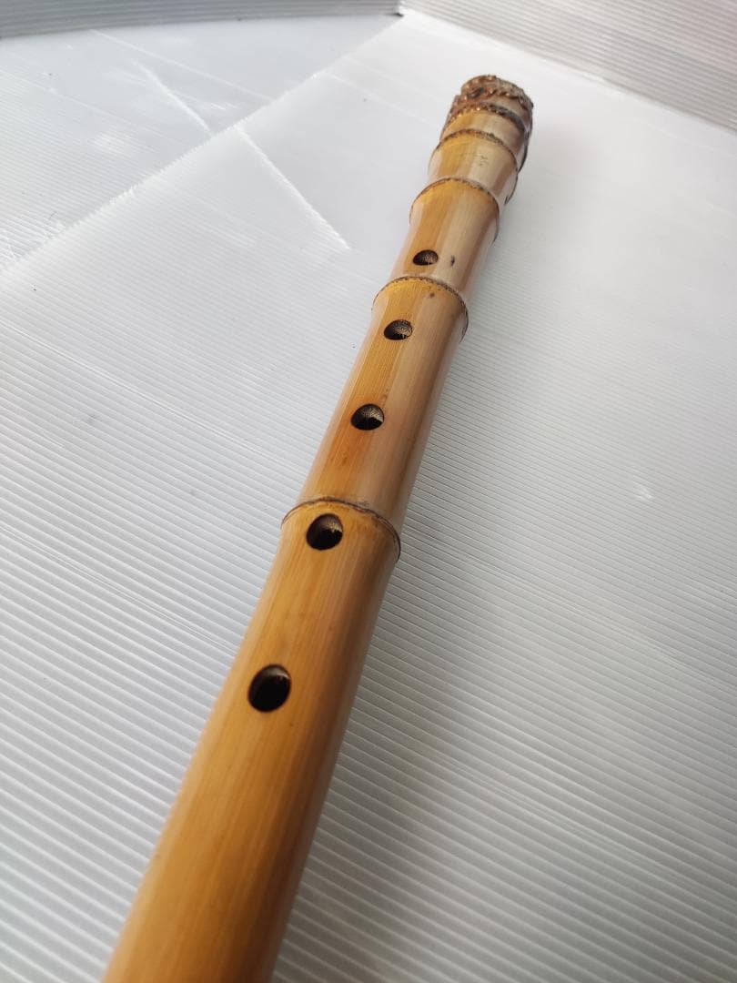 【数日セール】尺八　八孔　美品　未使用　珍品？