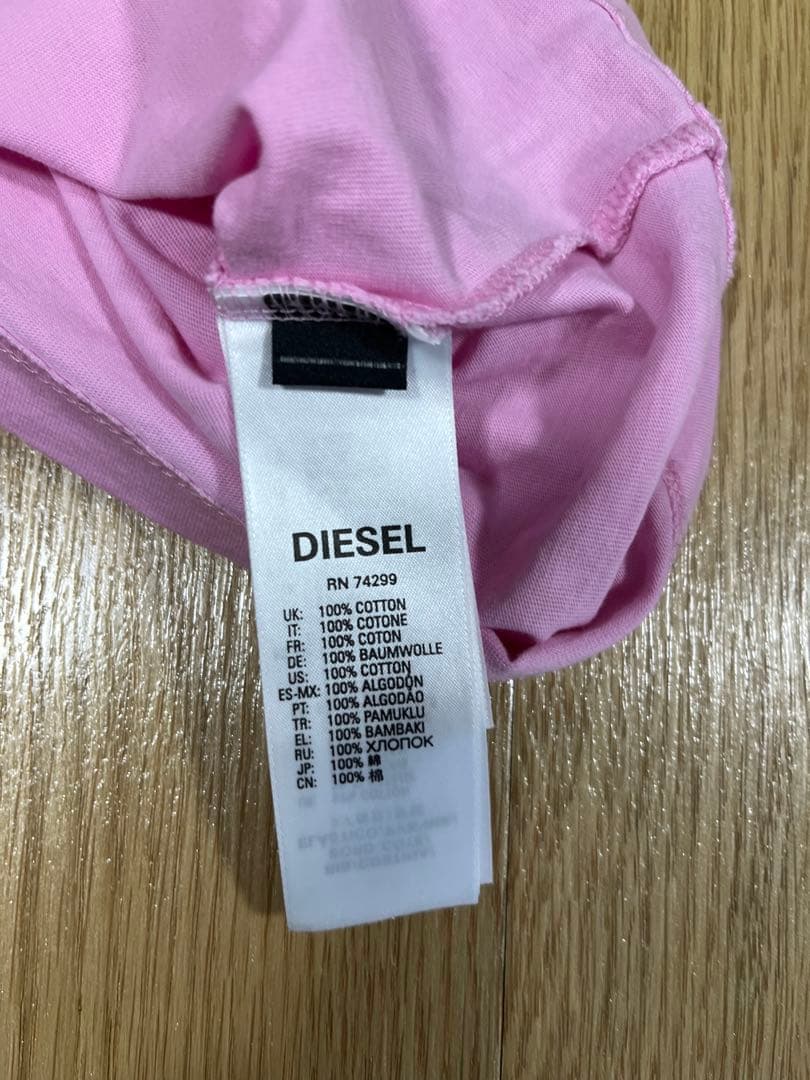 DIESEL Tシャツ ピンク マクブリング　Y2K 平成 ギャル グランジ