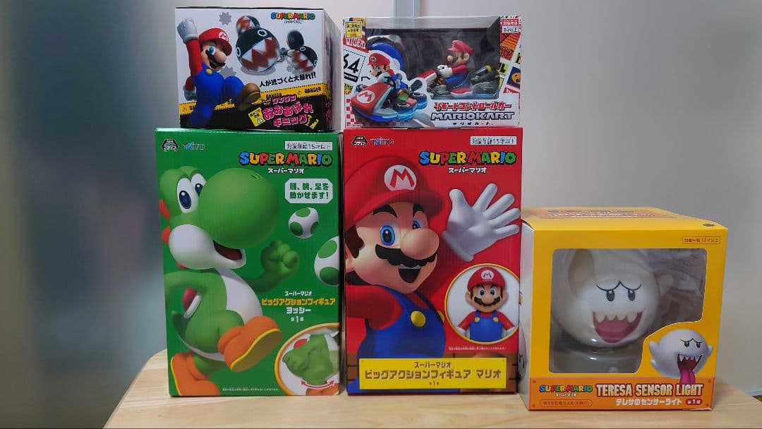 マリオ　ヨッシー　アクションフィギュア　ラジコン　センサーライト　ぬいぐるみ　7