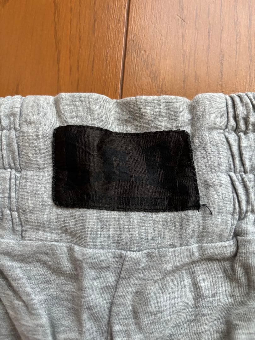 LGB サルエルパンツ グレー 前面ジッパーポケット