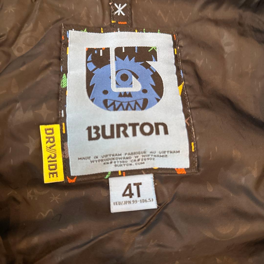 Burton 4T 子ども用スキーウェア　4〜5才