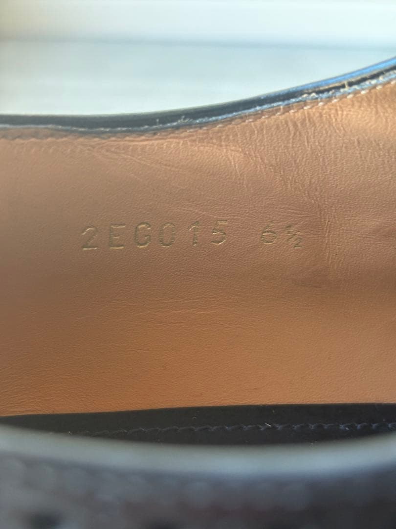 【名作】PRADA 厚底 レザー エスパドリーユ ウィングチップ 6.5 黒