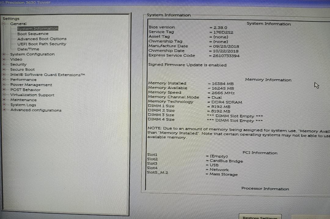 【chi_yan】DELL Precision 3630