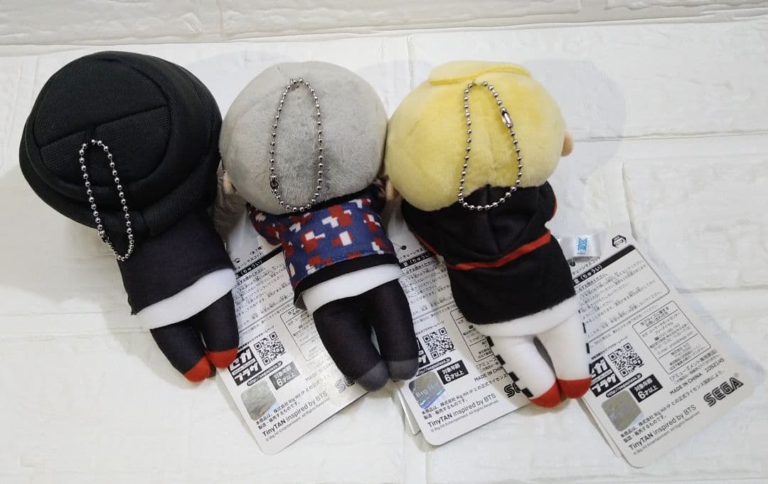 BTS マンネライン テテ ジョングク ジミン 寝そべりマスコット