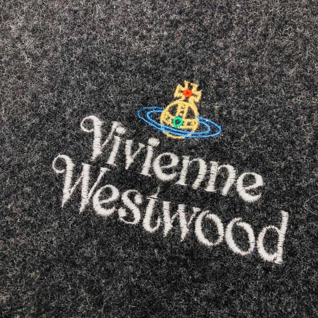 Vivienne Westwood マフラー オーブ ロゴ 刺繍 フリンジ