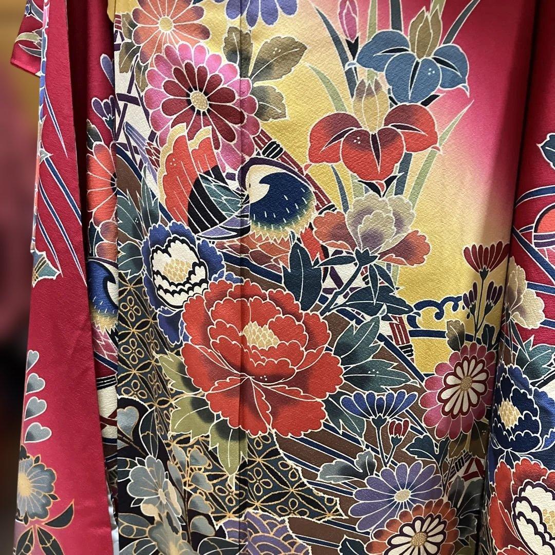 紅型　振袖　正絹