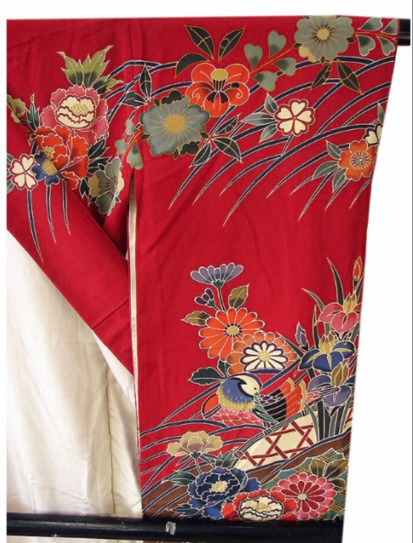 紅型　振袖　正絹