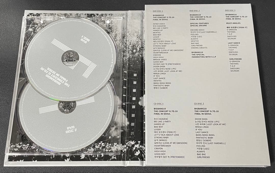 ミュージック BIGBANG 0.To.10 Final In Seoul DVD+CD