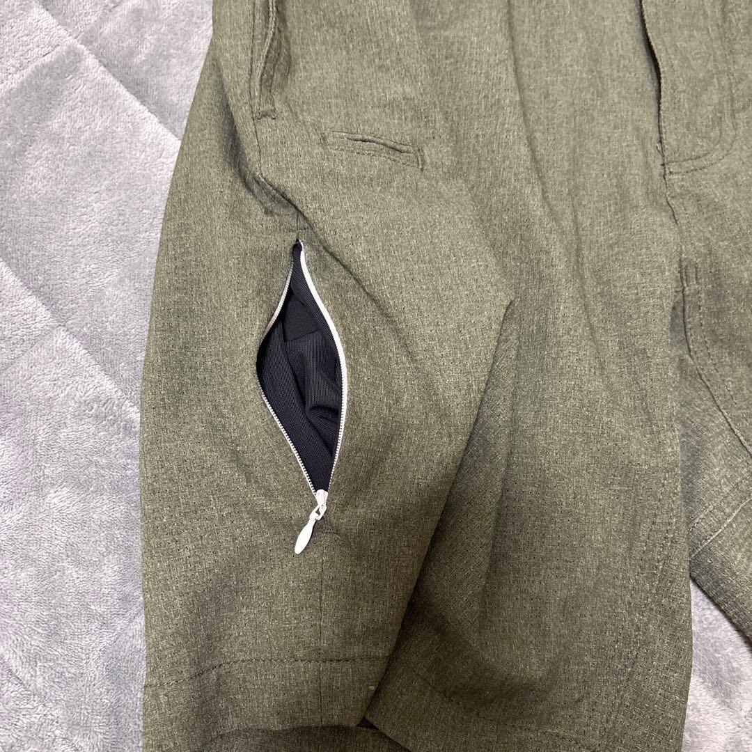 BEAMSGOLF×GRAMiCCi コラボハーフパンツ　カーキ　L