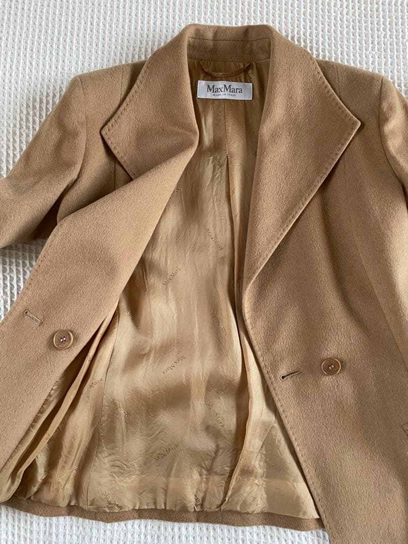 MaxMara キャメル　テーラードジャケット ベージュ