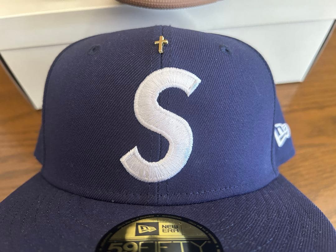 帽子 Supreme Gold Cross S Logo New Era 7 4/1
