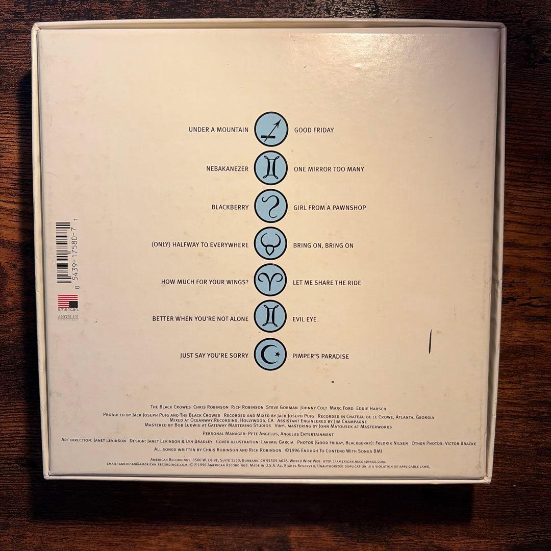 洋楽 The Black Crowes Three Snakes and One ..