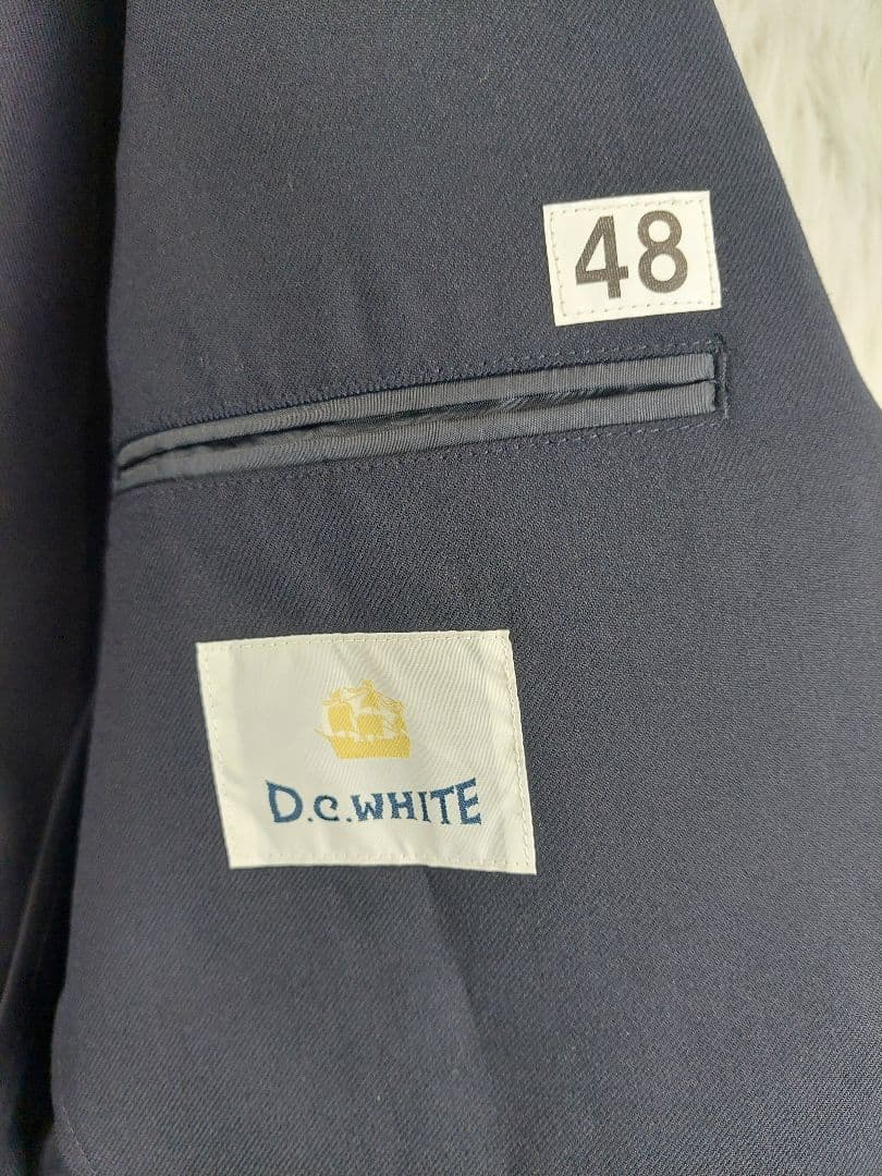 新品タグ付き　D.C.WHITE テーラードジャケット　ネイビー　48 　紺ブレ
