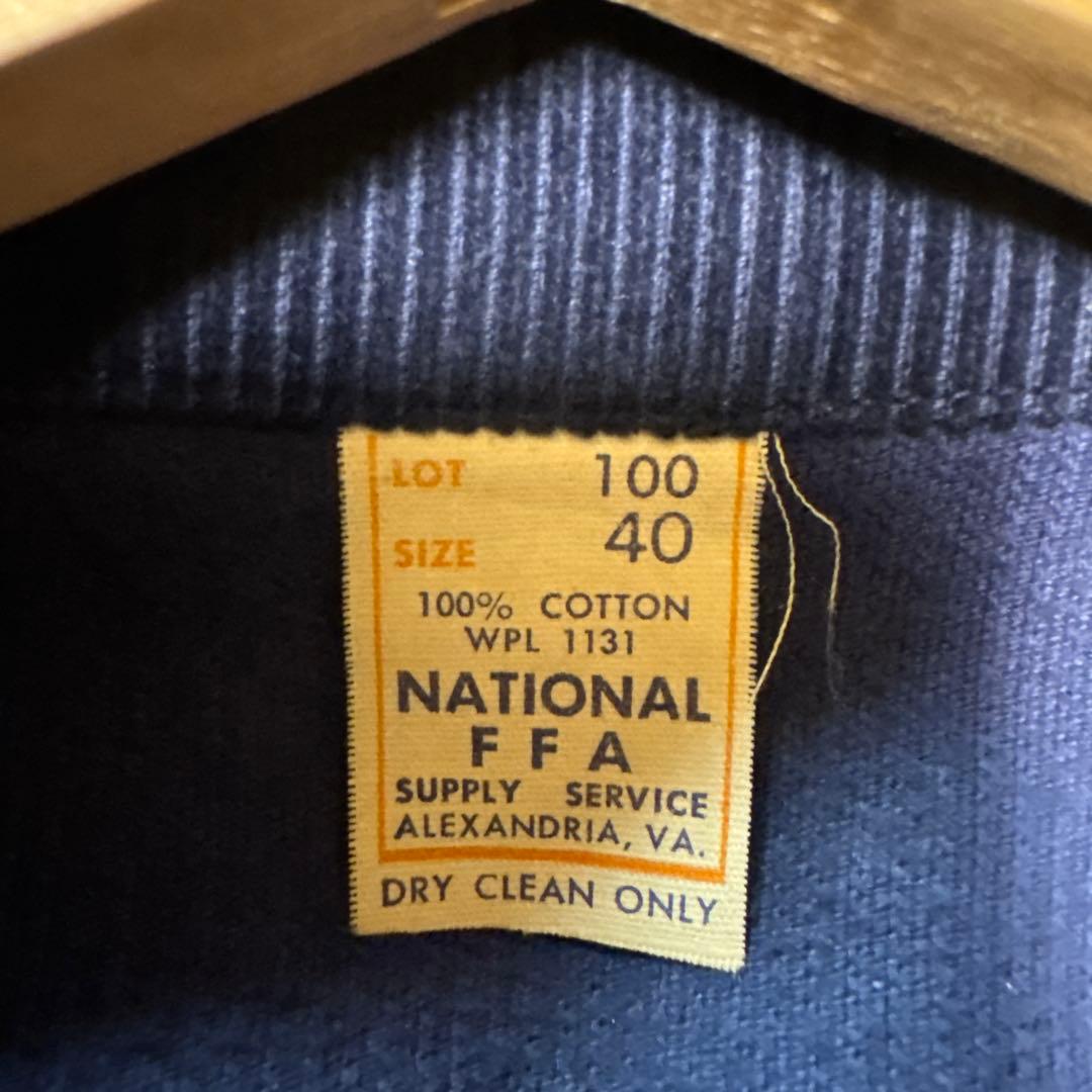 70s FFAジャケット プレジデント刺繍 コーデュロイ USA サイズ40