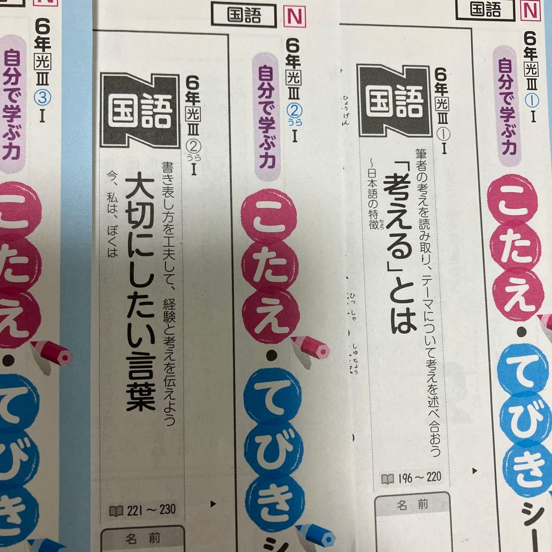 ぶんけい　6年　国語　テスト　解答　2025
