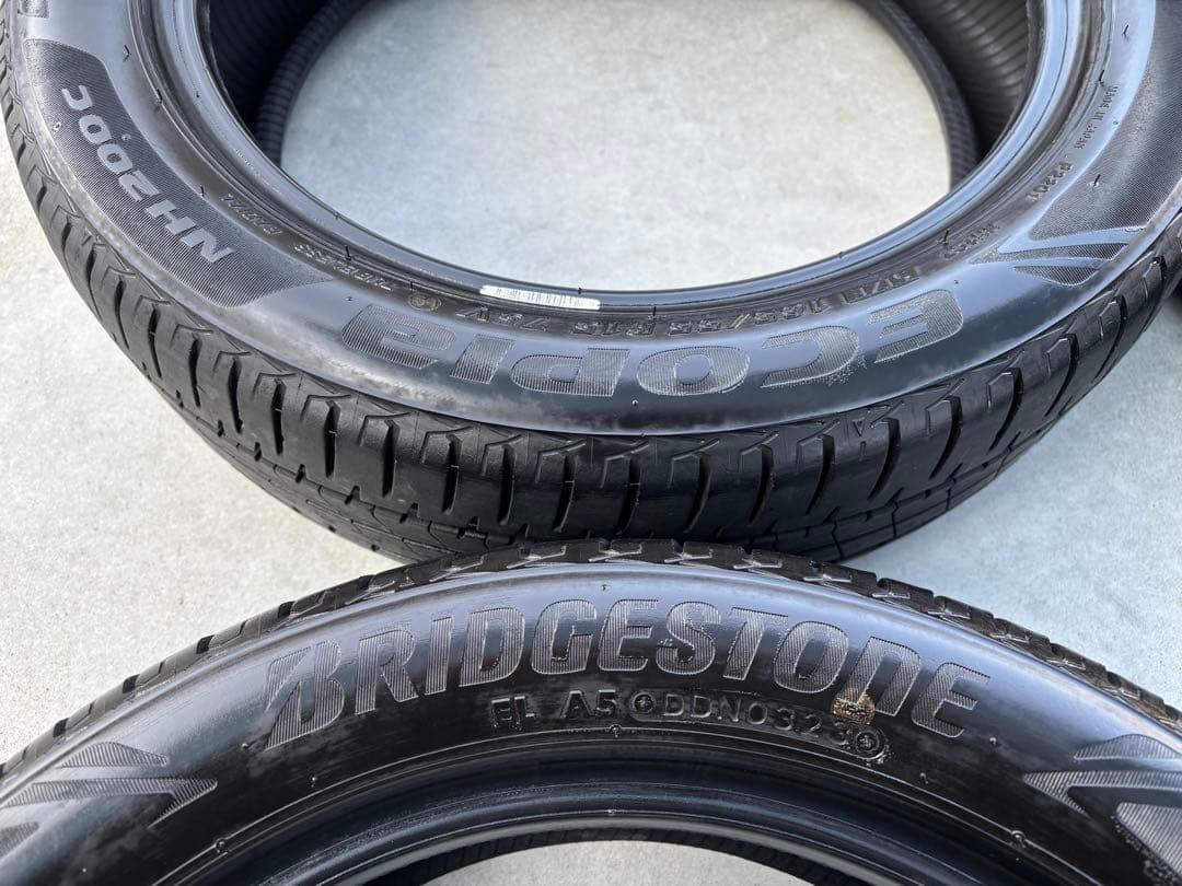 バリ山 23年製 ブリヂストン エコピア NH200C 165/55r15 4本