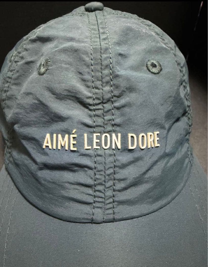 AIME LEON DORE キャップ ナイロン グリーン