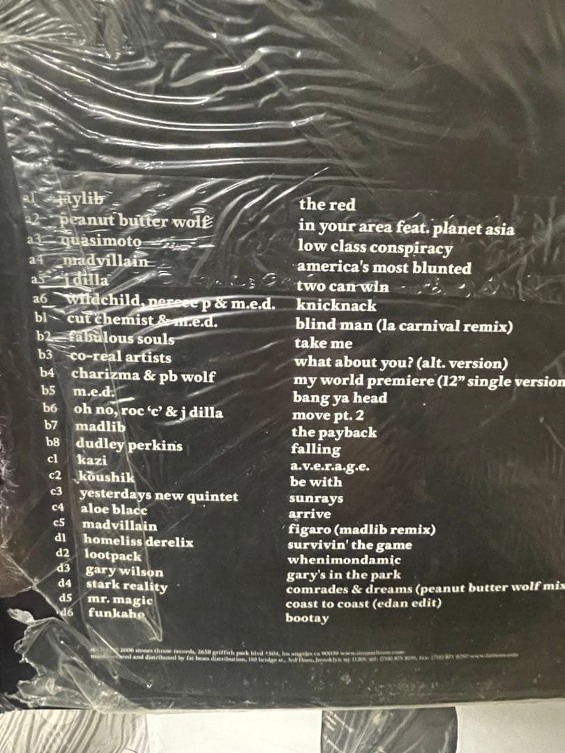洋楽 stones throw ten years 2LP