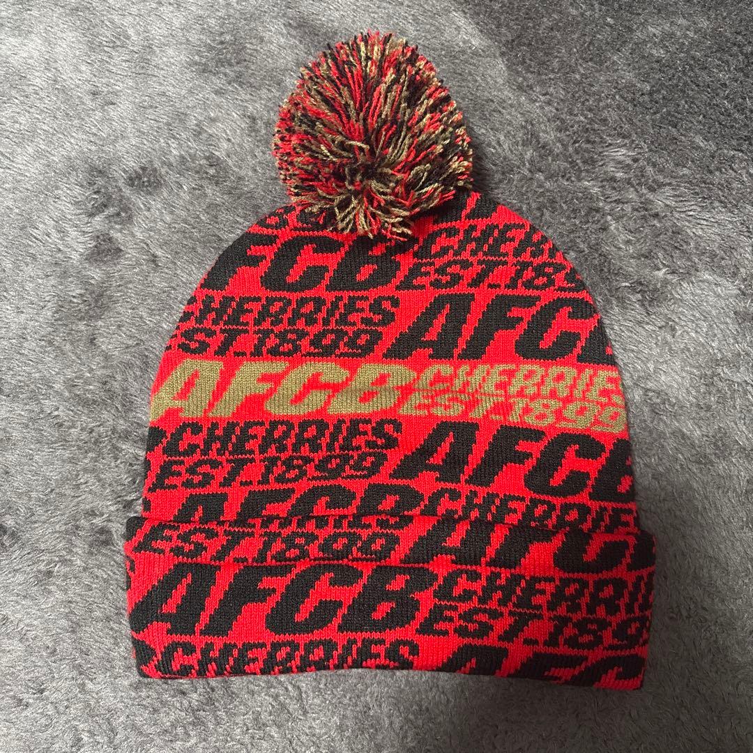 ボーンマス　AFCBOURNEMOUTH ポンポンニット　ニット帽　サッカー