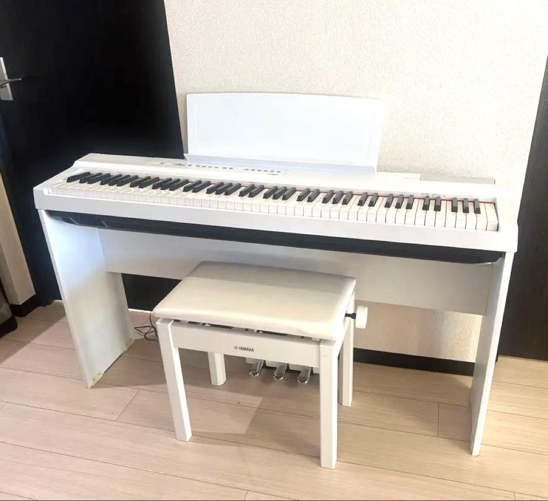 【coco】YAMAHA P125 電子ピアノ　専用スタンド　椅子セット