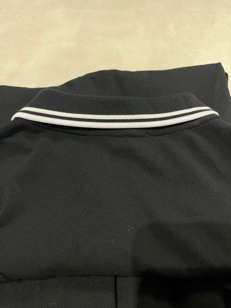 FRED PERRY 長袖ポロシャツ S Black 正規品