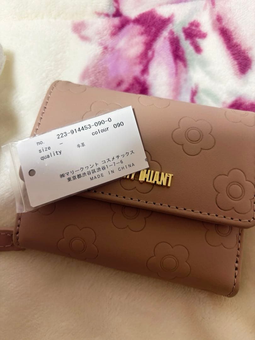 新品❣️MARY QUANT　デイジーアウトラインパターン2 ミニウォレット