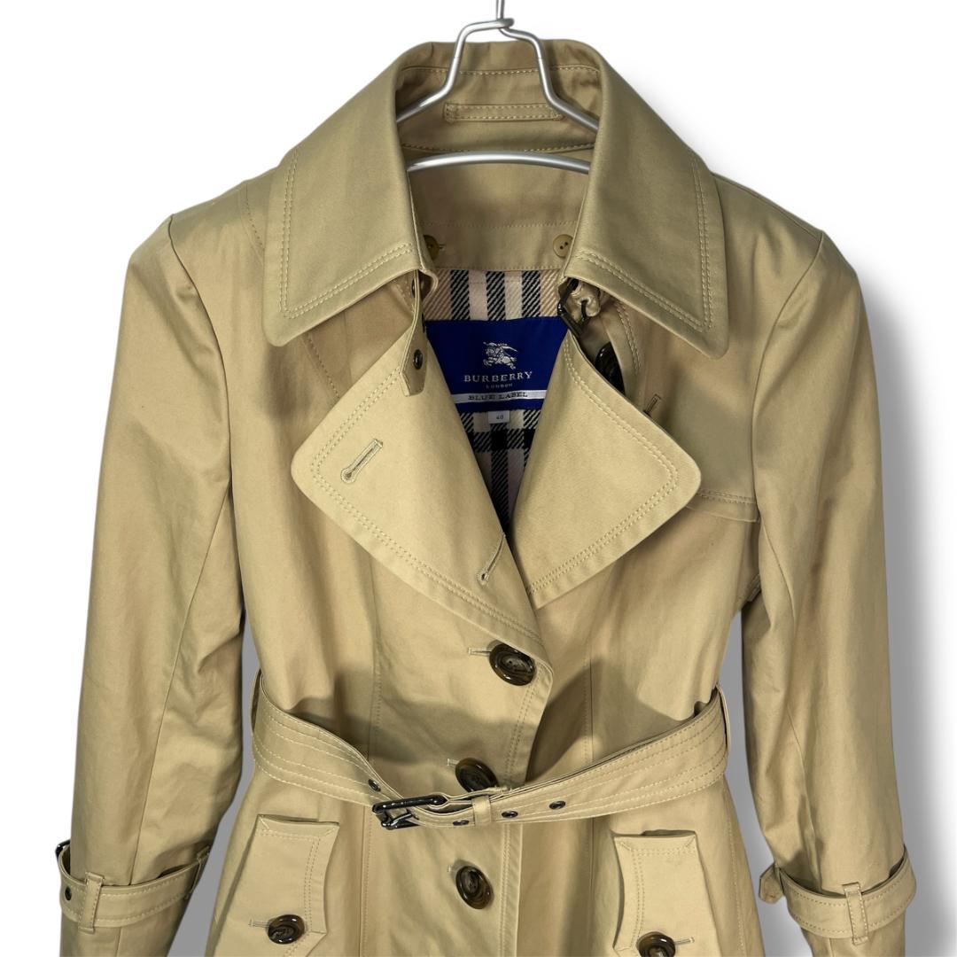 【美品】BURBERRY BLUE LABEL トレンチコート　ノバチェック