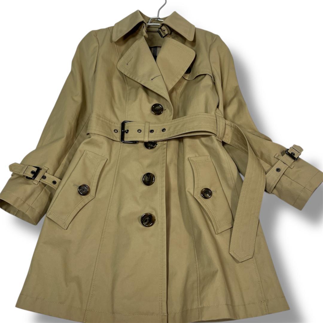 【美品】BURBERRY BLUE LABEL トレンチコート　ノバチェック