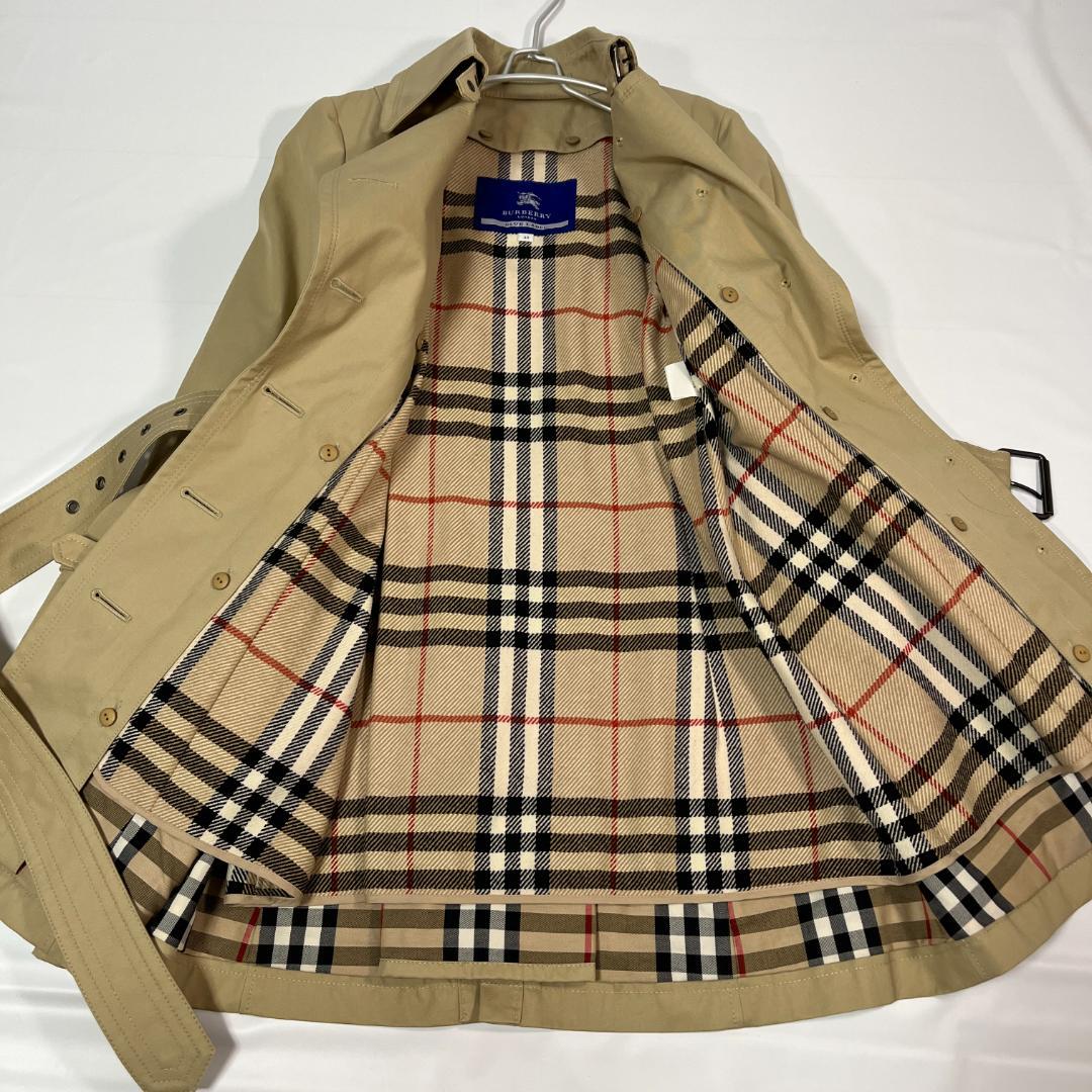 【美品】BURBERRY BLUE LABEL トレンチコート　ノバチェック