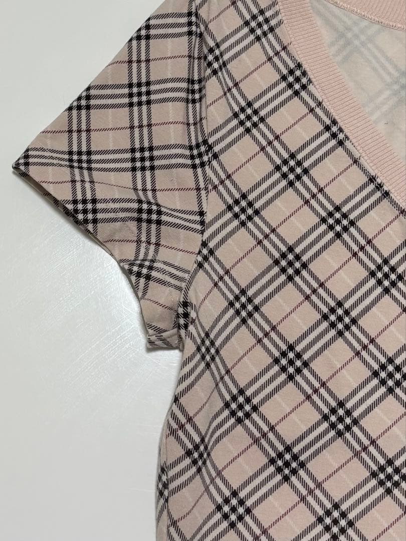 BURBERRY BLUE LABEL 半袖　tシャツカットソー ストレッチ素材