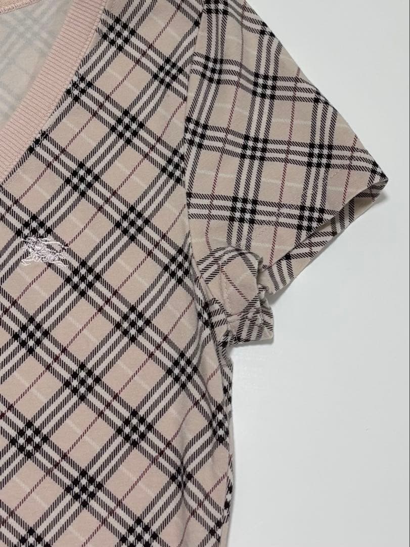 BURBERRY BLUE LABEL 半袖　tシャツカットソー ストレッチ素材