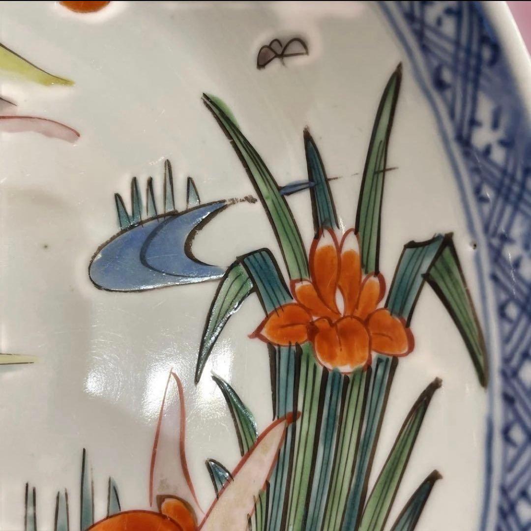 古伊万里　鉢　24センチ　伊万里焼　金欄手　工芸品