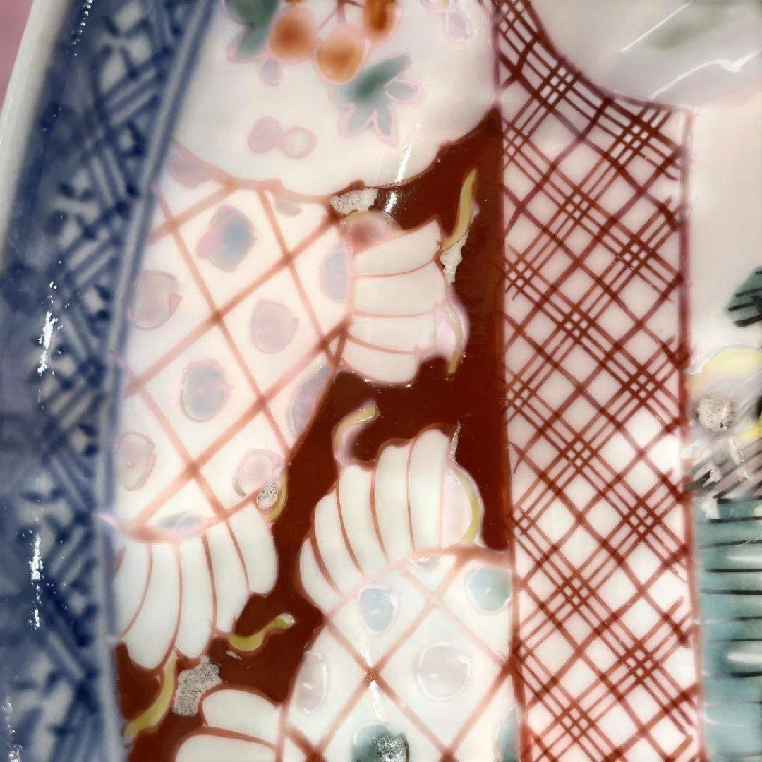 古伊万里　鉢　24センチ　伊万里焼　金欄手　工芸品