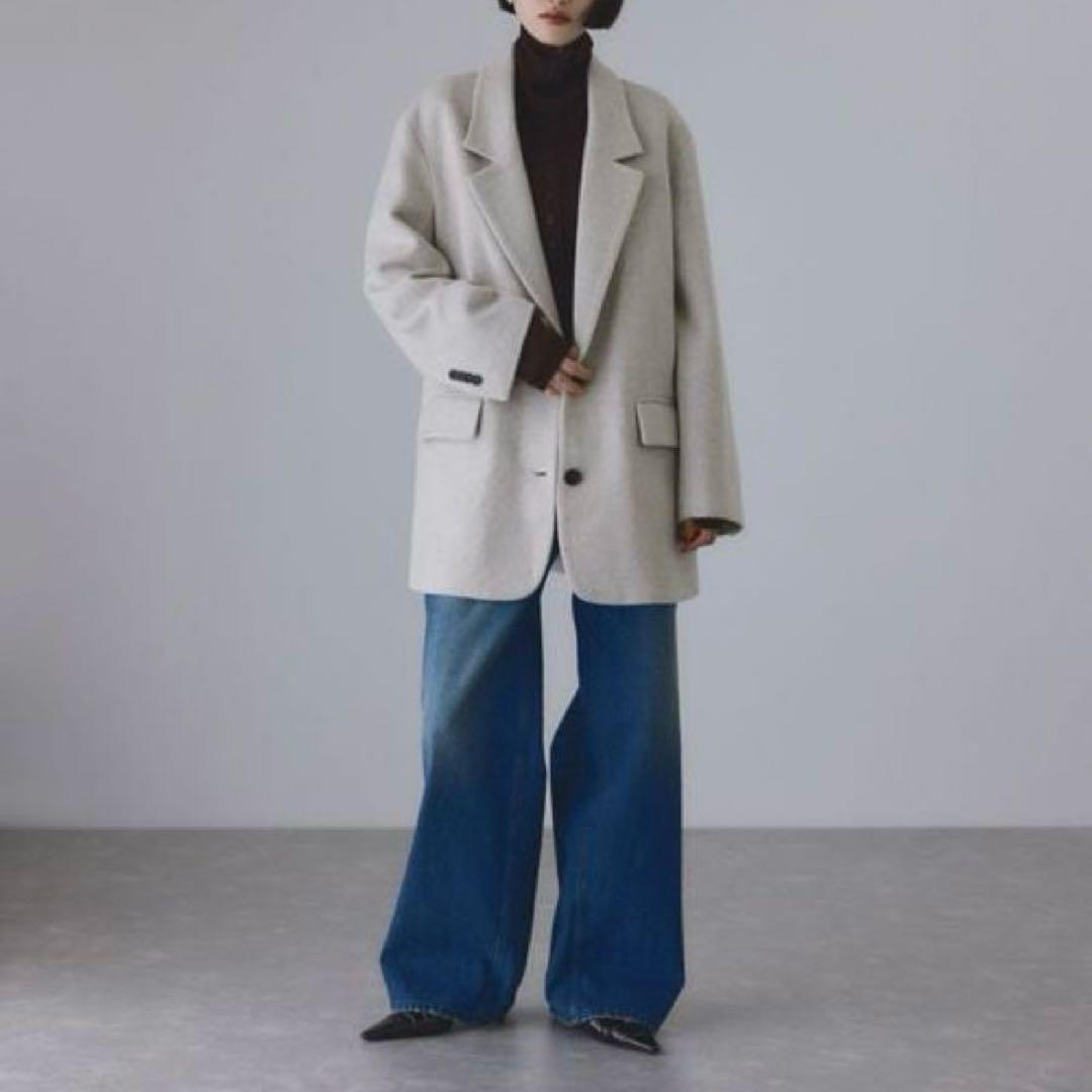 2025-26秋冬 美品 アダムエロペ リラクシーオーバージャケット