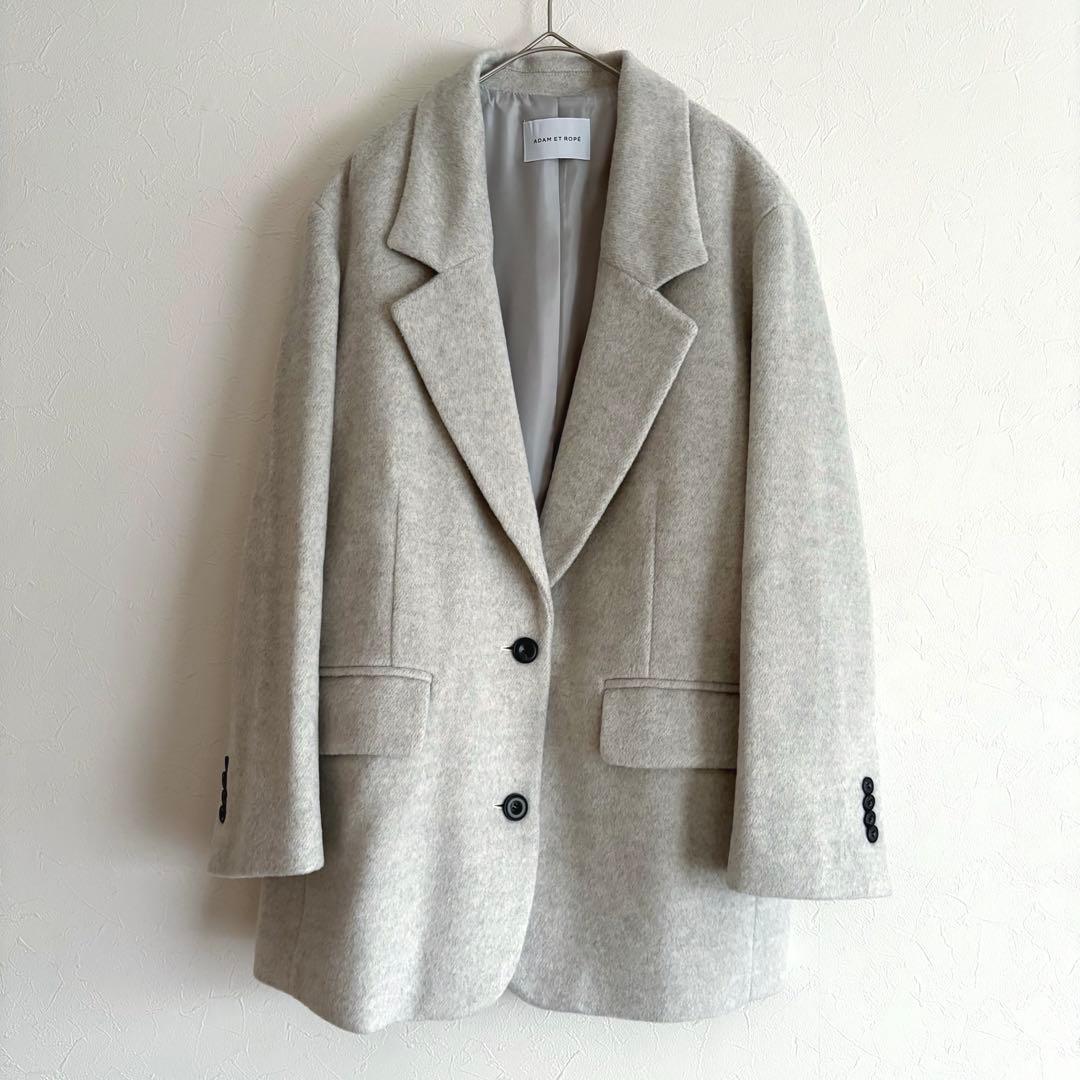 2025-26秋冬 美品 アダムエロペ リラクシーオーバージャケット
