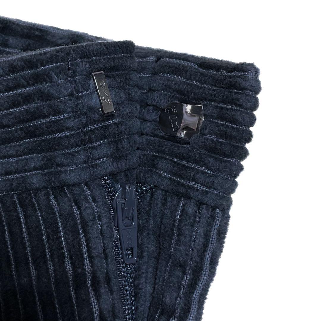 LANDS' END USA製 コーデュロイパンツ 2タック グレー 太畝