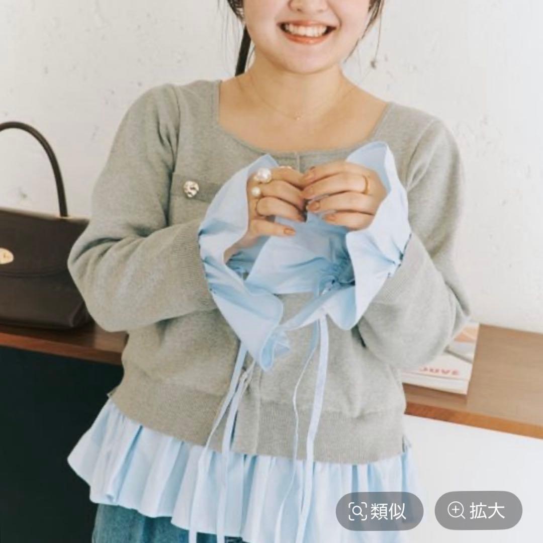 新品2waypuripuriカーデ【tomoneプロデュース】ローリーズファーム