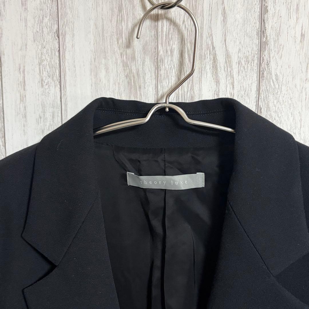 theory luxe セオリーリュクス テーラードジャケット 黒 1B 38