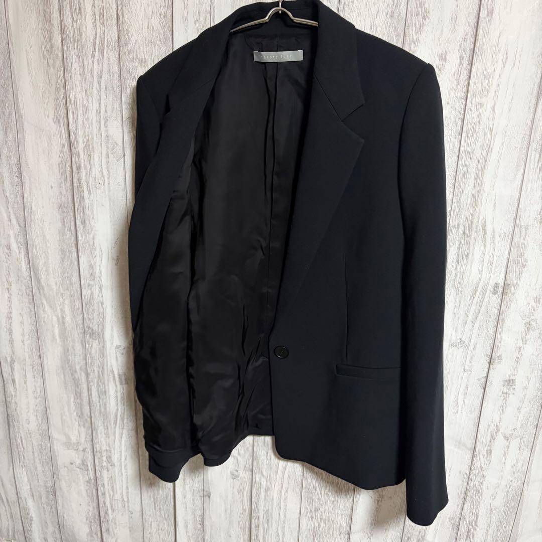 theory luxe セオリーリュクス テーラードジャケット 黒 1B 38
