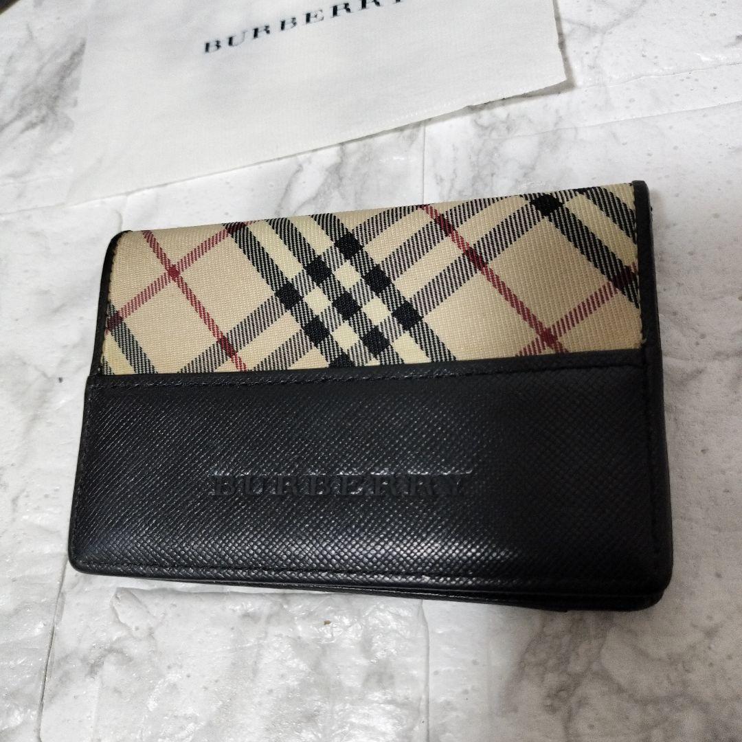 BURBERRY バーバリー　名刺入れ パスケース　カードケース　チェック柄