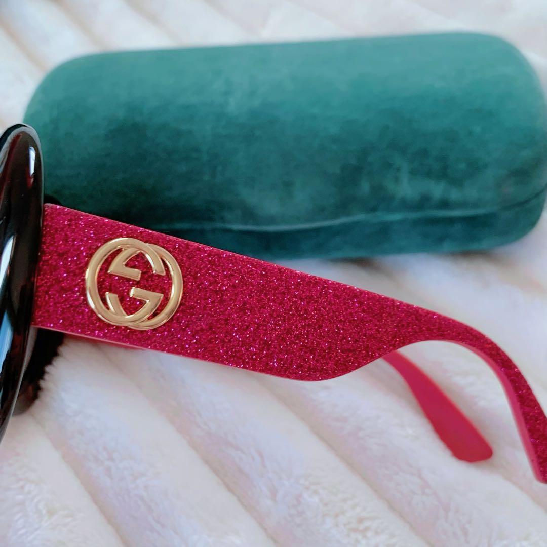 【美品】gucci グッチ ロゴ サングラス