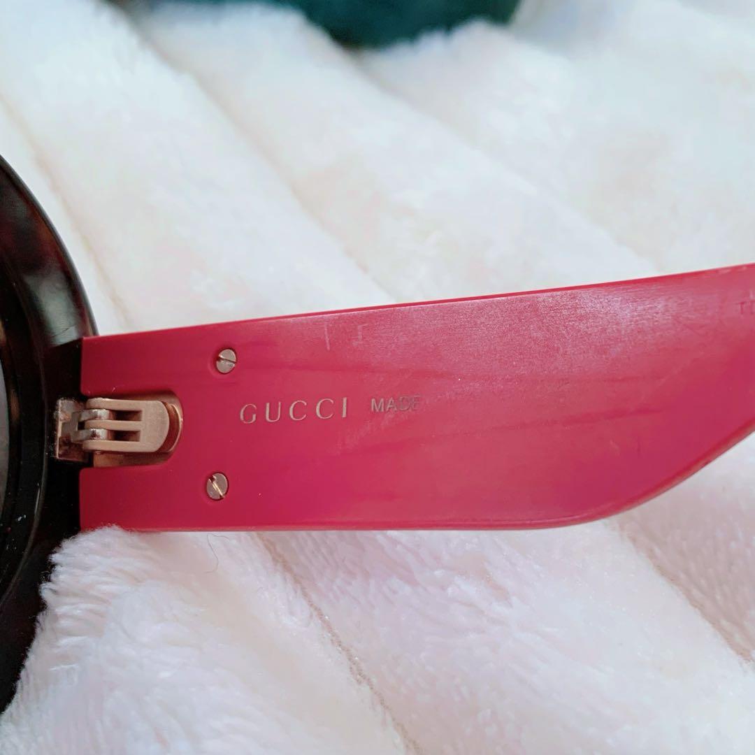 【美品】gucci グッチ ロゴ サングラス