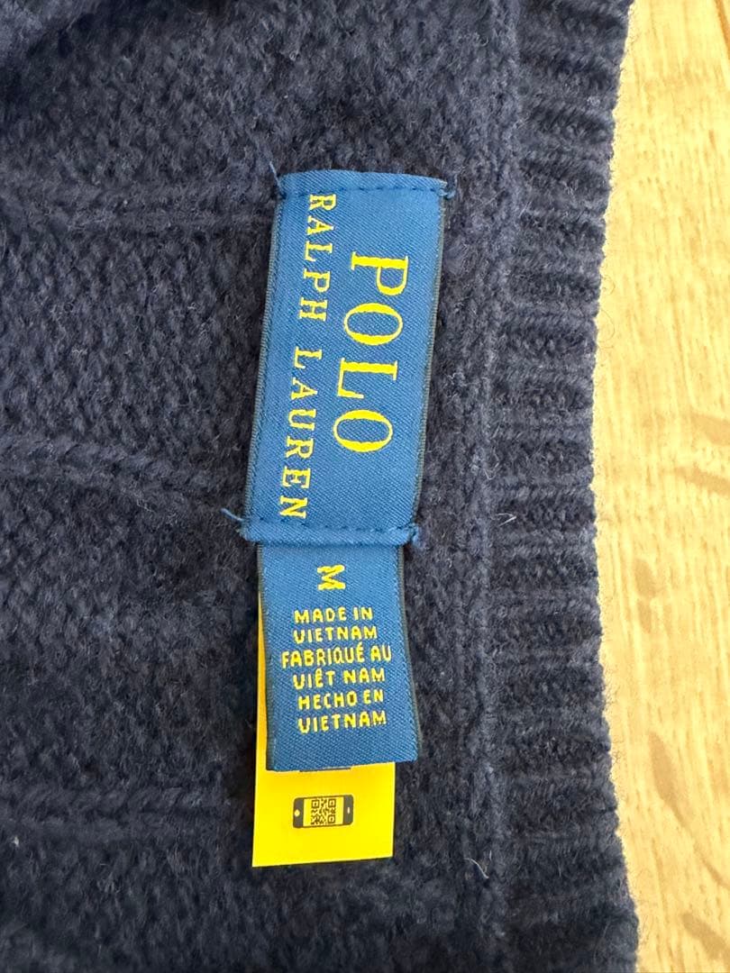 RALPH LAUREN ラルフローレン ケーブル ウールカシミヤカーディガン
