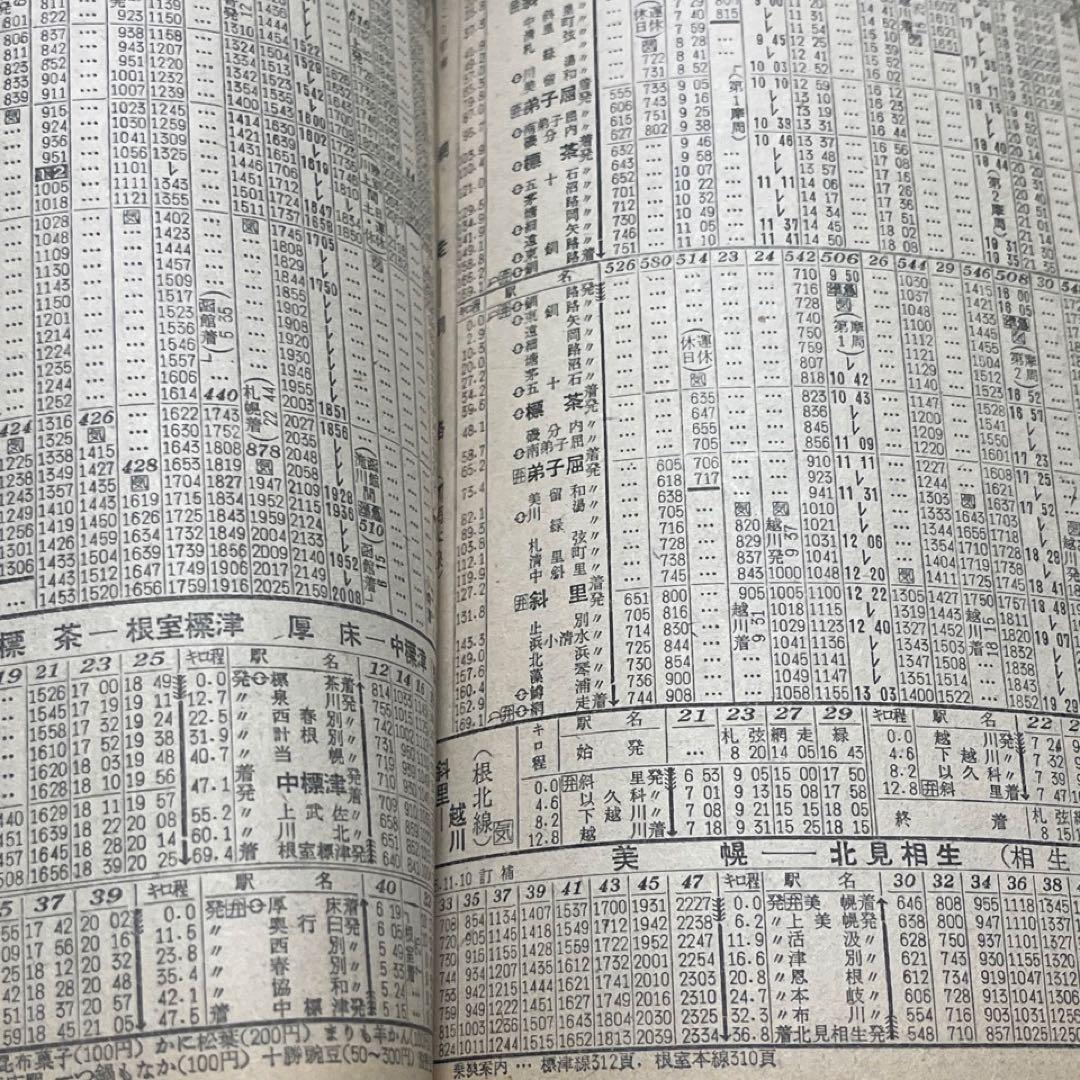 【交通公社時刻表】1961年3月号⚫︎全国ダイヤ改正