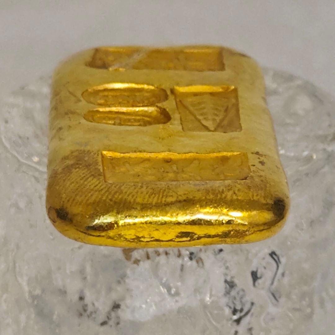 金塊　古銭　古代中國　硬貨 古金 大清 地金 金錠　漢字刻印　上上足赤