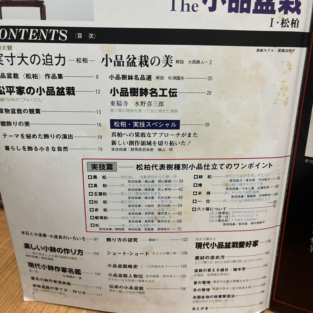 盆栽鉢　近代盆栽増刊号1松柏　ヴィンテージ　小品盆栽の本小品盆栽鉢作家名鑑落款集