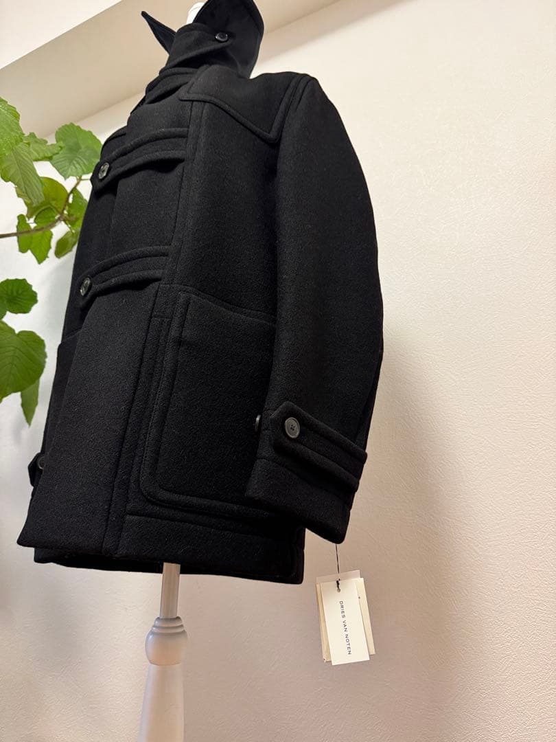 dries van noten 24AW クロップド ダッフルコート