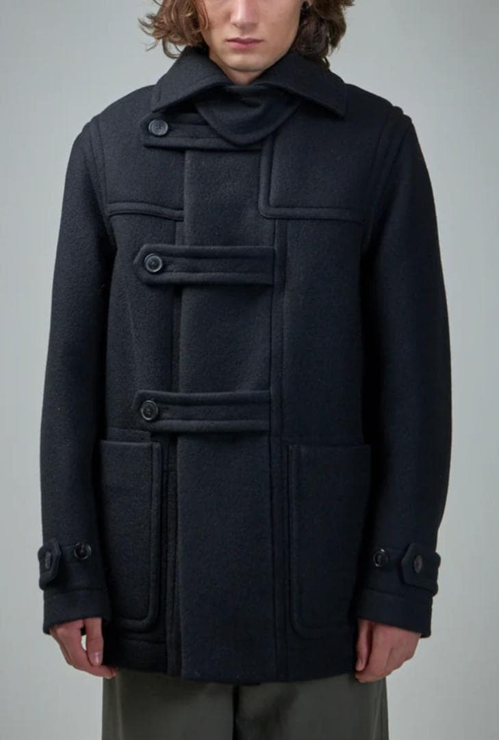 dries van noten 24AW クロップド ダッフルコート