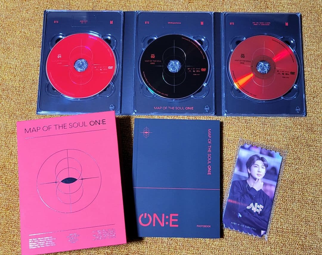 BTS MAP OF THE SOUL ON:E DVD MOS カードセット