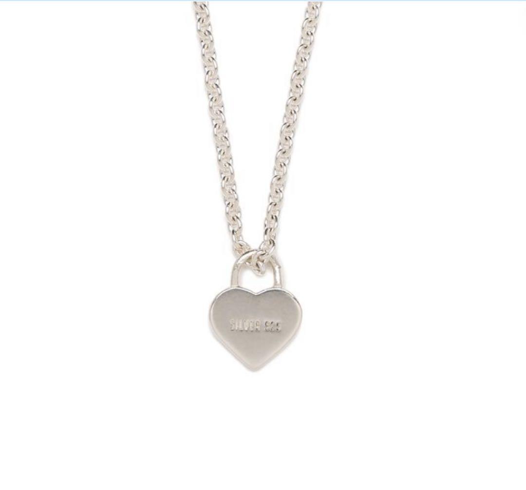 HUMAN MADE HEART SILVER NECKLACE美品巾着付